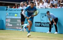 Tennis - ATP 500 - Fever-Tree Championships - The Queen's Club, London, Britain - June 23, 2018 Australia's Nick Kyrgios in action during his semi final match against Croatia's Marin Cilic Action Images via Reuters/Tony O'Brien