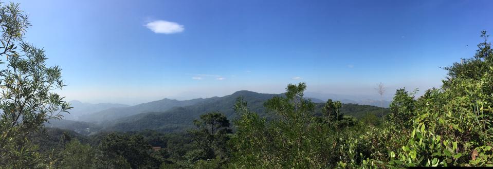 禾塘崗_上山中_好天時, 回頭會見到開揚景致