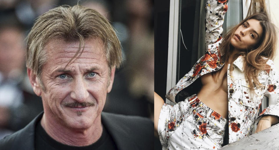 Calu Rivero y Sean Penn