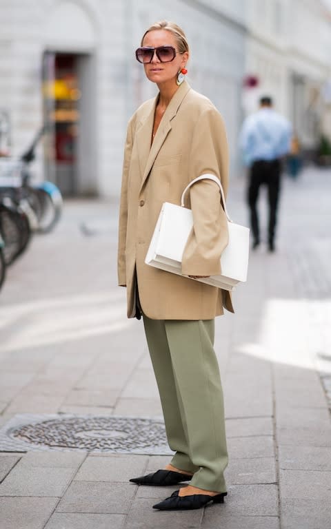 street style how to wear neutrals - Credit: Getty