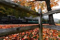 <p>Fans of Thomas the Tank Engine — or just gorgeous views — should hop on board <a href="http://www.cassrailroad.com/" rel="nofollow noopener" target="_blank" data-ylk="slk:Cass Scenic Railroad;elm:context_link;itc:0;sec:content-canvas" class="link ">Cass Scenic Railroad</a>'s historic steam-engine train for a ride through the heart of the lush Appalachian Mountains. The journey includes a stop at a re-created 1940s logging camp. </p>