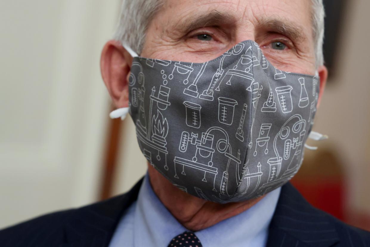 <p>File image: Dr Anthony Fauci and Donald Trump often disagreed with each other in public on handling of the pandemic</p> (Reuters)