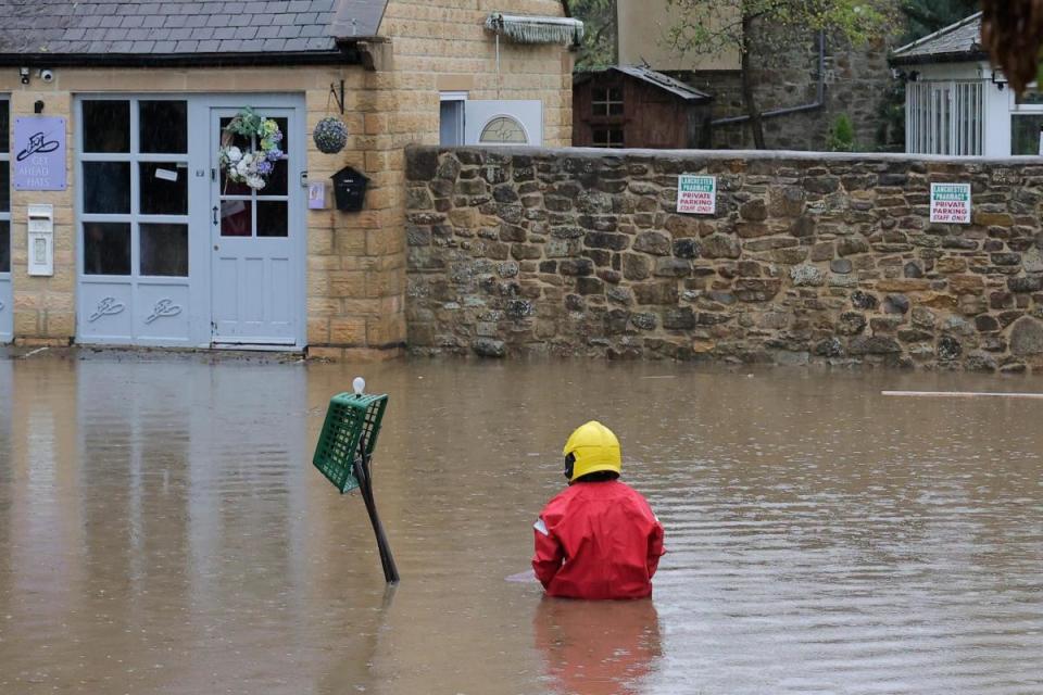 Lanchester floods, County Durham, from this October. <i>(Image: NNP)</i>