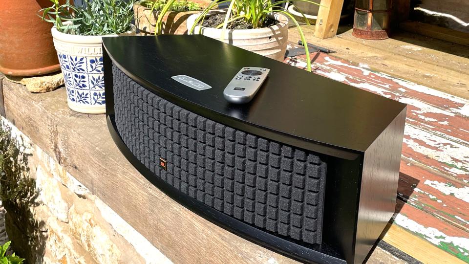 JBL L42ms on a bench