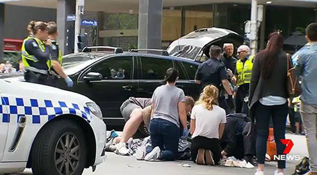 Over 600 Victoria Police officers have already received counselling following the January 20 Bourke Street tragedy. Source: 7 News