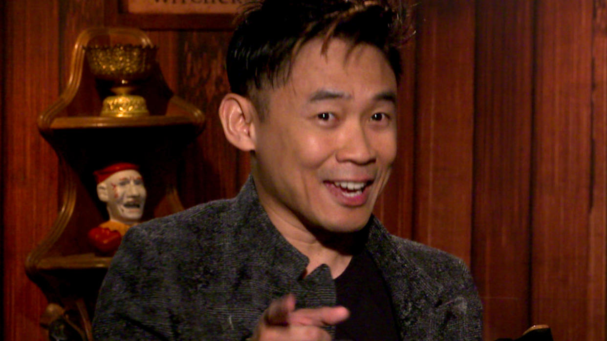  James Wan Annabelle Comes Home press junket CinemaBlend. 