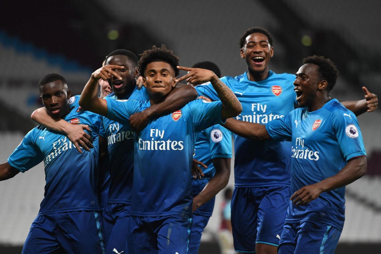 Arsenal's youth side will take part in the EFL Trophy for the first time: Arsenal FC via Getty Images