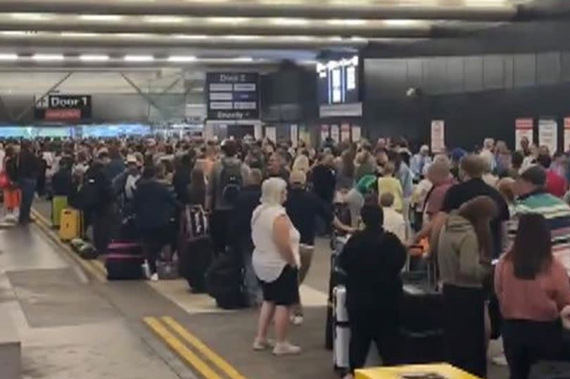 Passengers at the airport