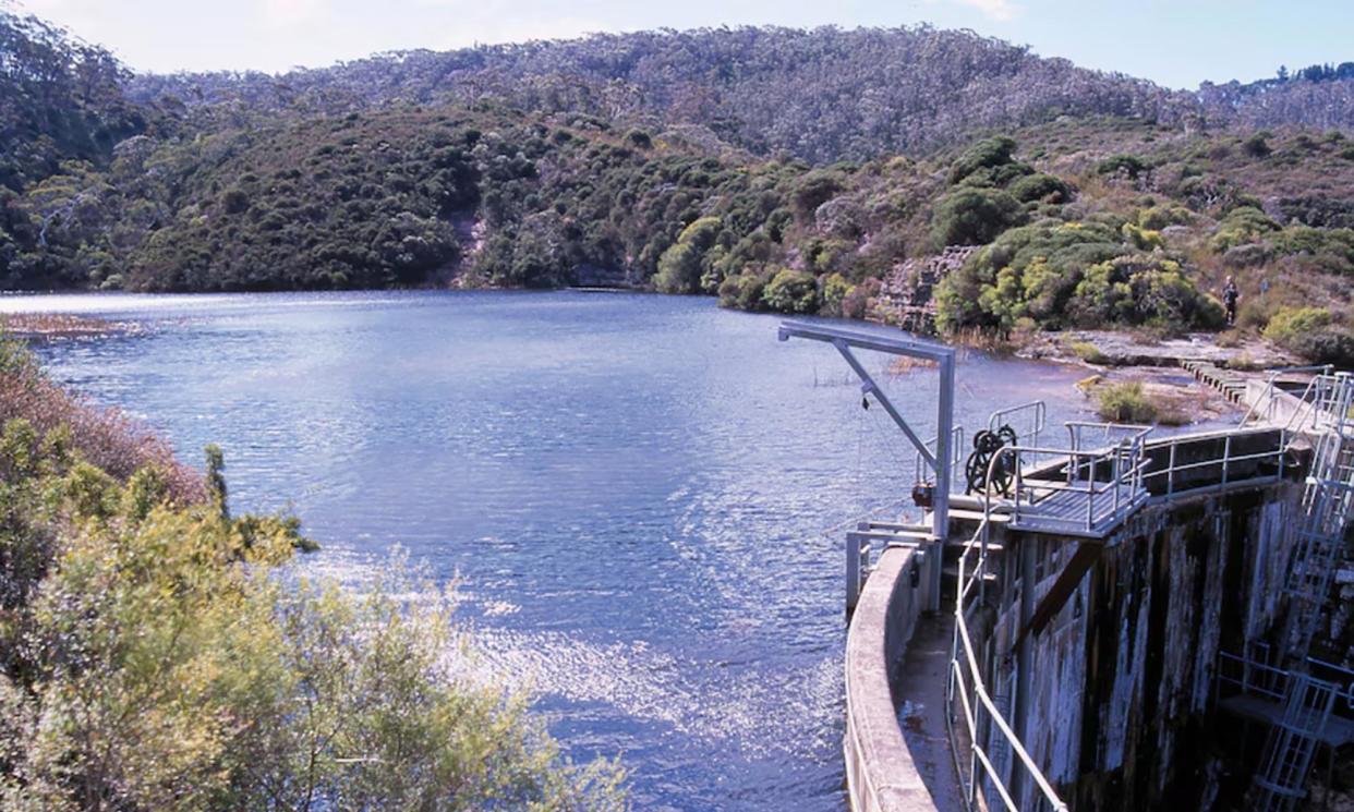 <span>Medlow Dam in the Blue Mountains has been closed by WaterNSW after tests detected elevated levels of PFAS chemicals.</span><span>Photograph: WaterNSW</span>