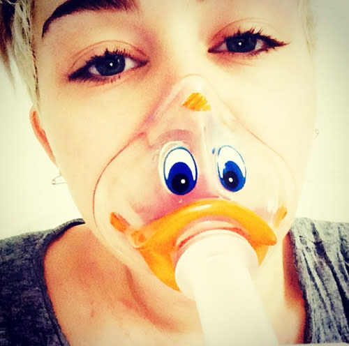 MILEY'S FREAKY SELFIES