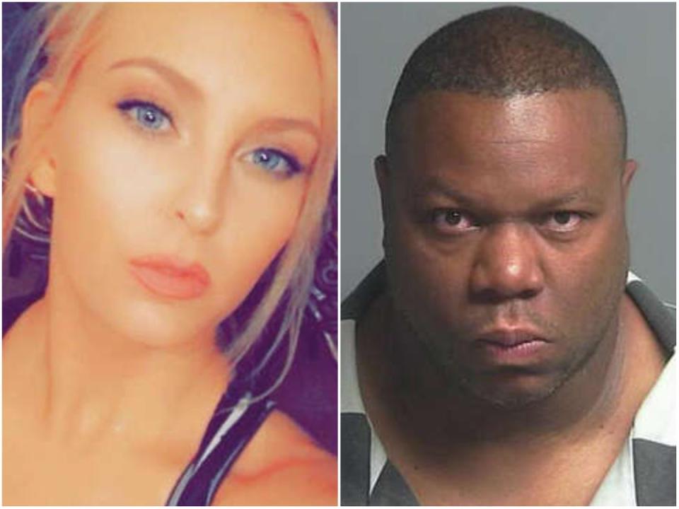Kevin Ware Jr (right) has been charged in the death of Taylor Pomaski (left) (Harris County Sheriff’s Office / Montgomery County Sheriff’s Office)