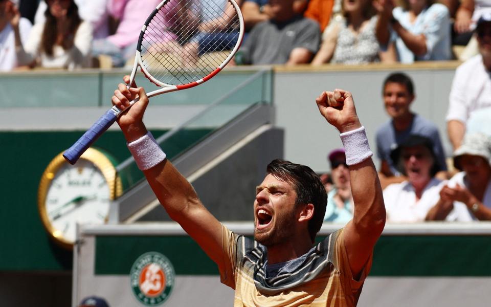 Cameron Norrie beats home favourite Benoit Paire in five sets at French Open - Reuters/Kai Pfaffenbach