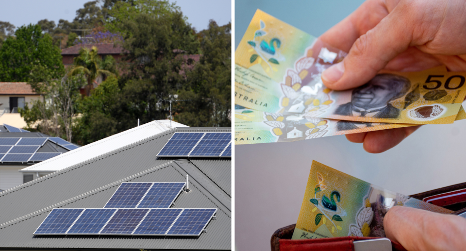 Solar battery rebate