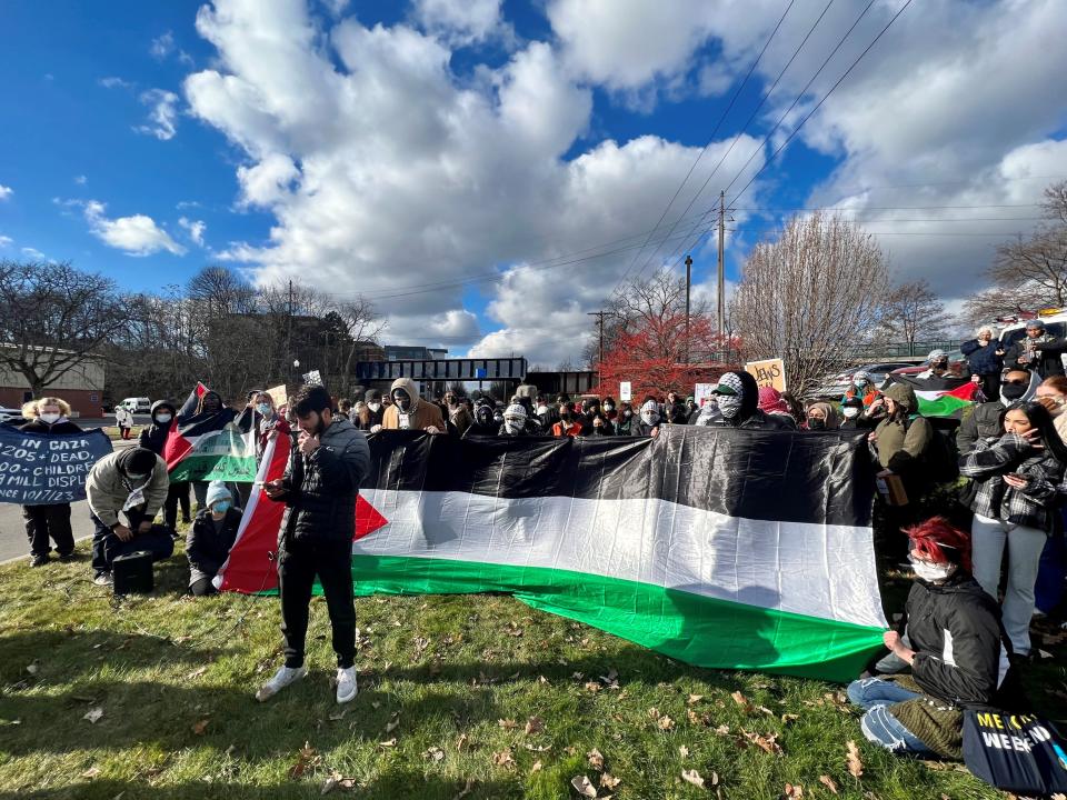 Students from four area colleges and universities claim they are being censored by their schools when attempting to raise awareness and call for a ceasefire in the Israel-Hamas war.
