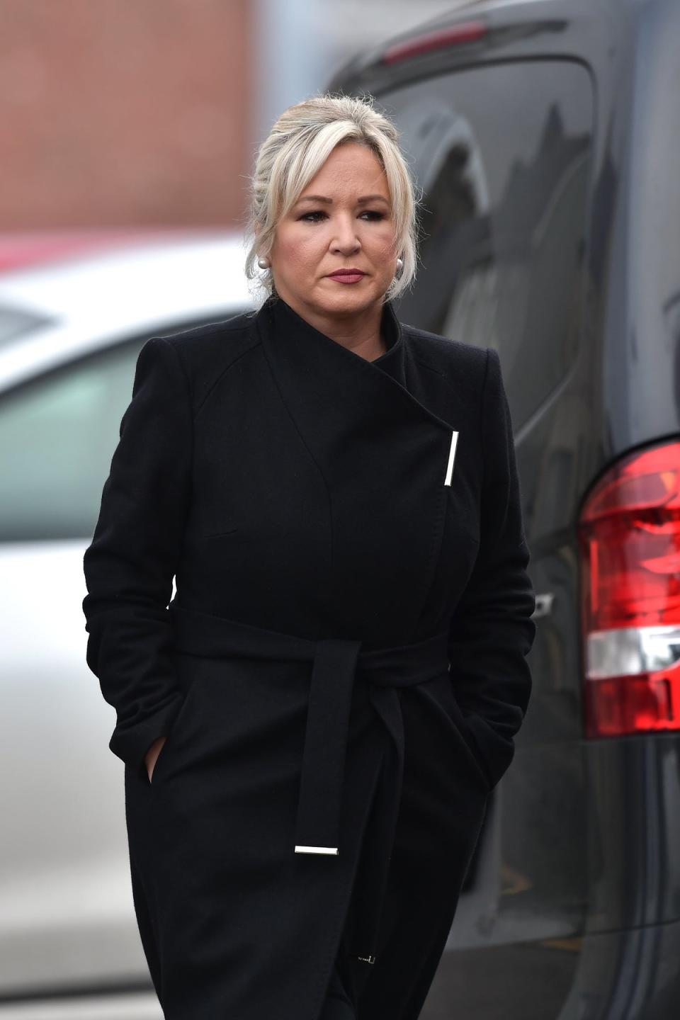 Northern Ireland first minister Michelle O’Neill urged a “thought-out” and “considered” response from both the British and Irish governments (Getty Images)