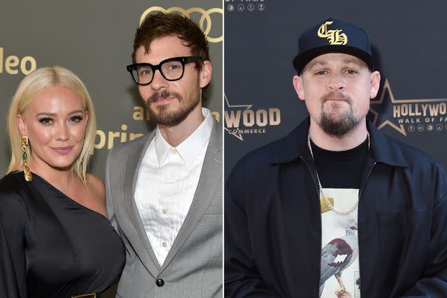 Neilson Barnard/Getty Images; Gilbert Flores/Variety via Getty Images From left: Hilary Duff, Matthew Koma and Joel Madden