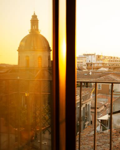 <p>Cedric Angeles</p> Sunrise over the Church of Saint Michael Archangel in Catania