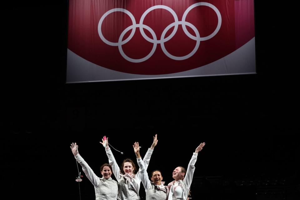 Inna Deriglazova, Larisa Korobeinikova, Adelina Zagidullina and Marta Martyanova