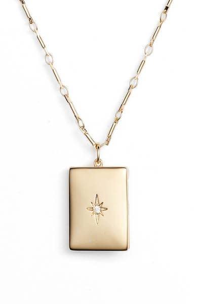 Get it at <a href="https://shop.nordstrom.com/s/lulu-dk-x-we-wore-what-poppy-locket-necklace/4959692?origin=category-personalizedsort&amp;fashioncolor=GOLD" target="_blank">Nordstrom</a>, $84.