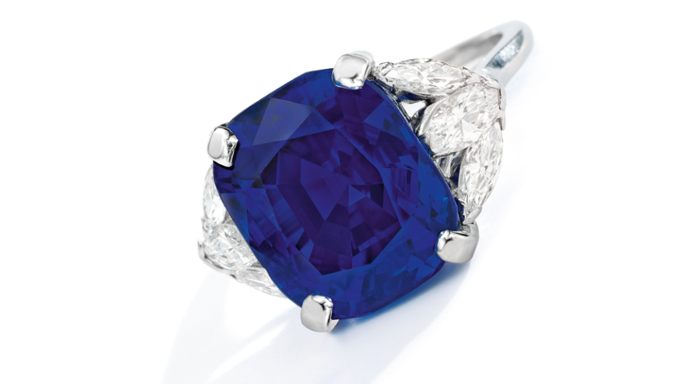 A 16.46-Carat Kashmir Sapphire Ring