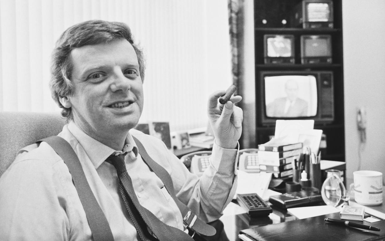 BBC One controller Michael Grade in his office, February 1986 - United News/Popperfoto via Getty Images