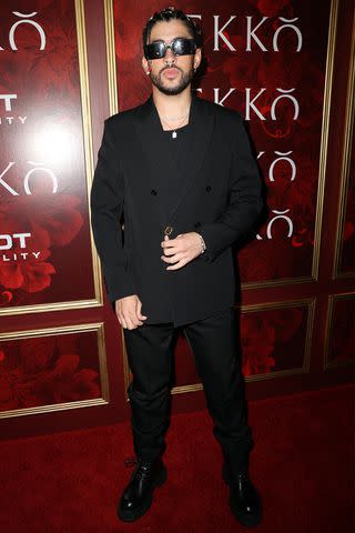 Alexander Tamargo/Getty Bad Bunny at opening party for Gekko in Miami