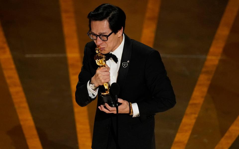 'Dreams are something you have to believe in. I almost gave up on mine': Ke Huy Quan accepting his Oscar for Best Supporting Actor - Chris Pizzello