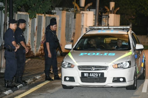 Malaysian police converged on the home of ousted premier Najib Razak, who has been accused of massive graft