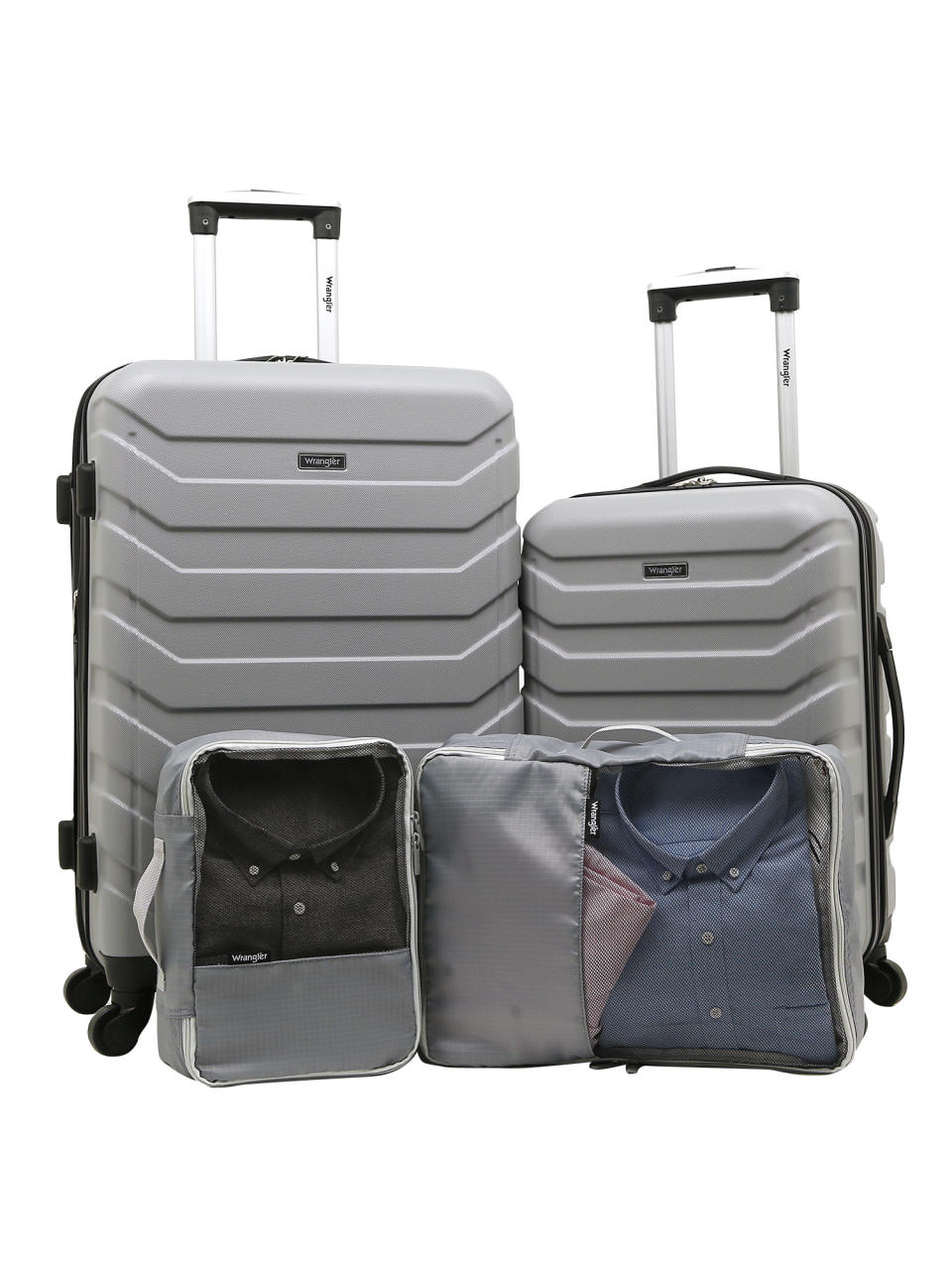 Wrangler 4-Piece Rolling Luggage Set (Walmart / Walmart)