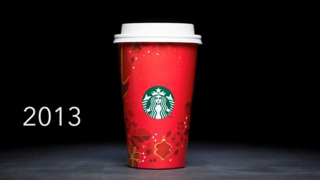 Starbucks 2 Mug Holiday Gift Set, 4 pc