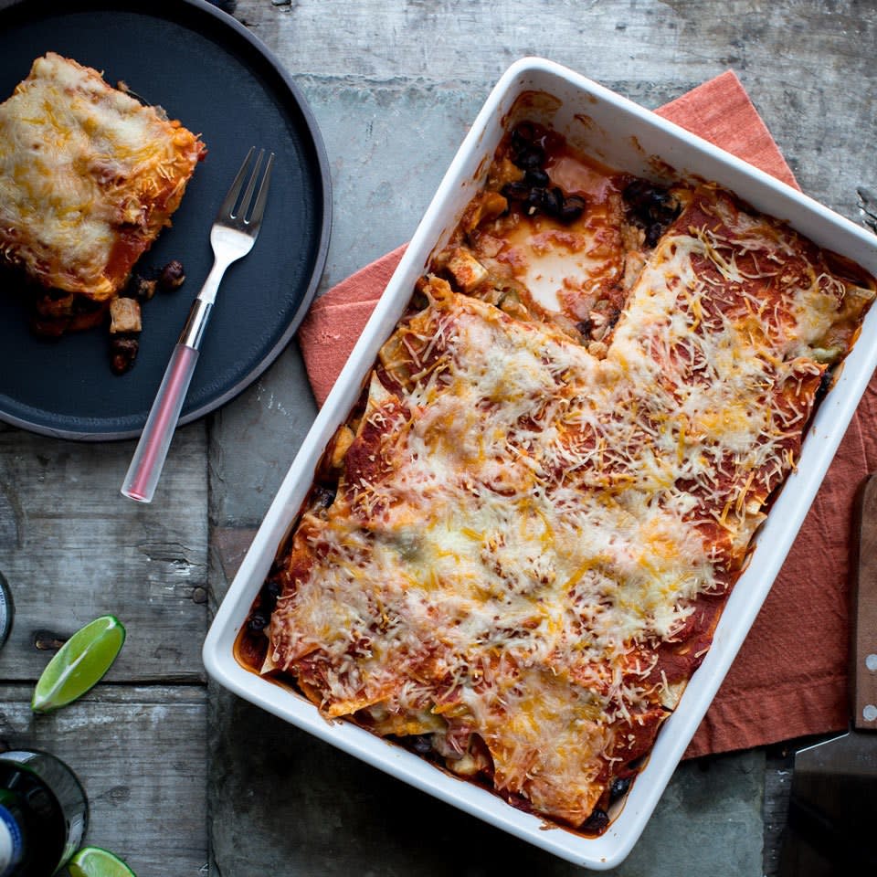 Easy Chicken Enchilada Casserole