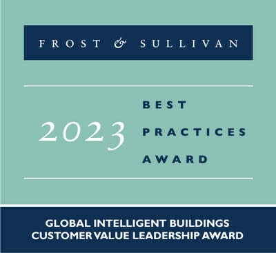 2023 Global Intelligent Buildings Customer Value Leadership Award