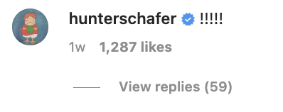 hunter's comment