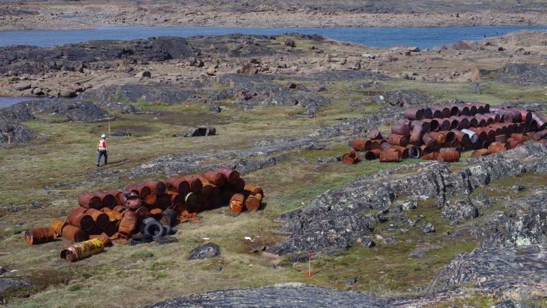 Hazardous material from 1960s finally getting cleaned up near Sylvia Grinnell park in Iqaluit