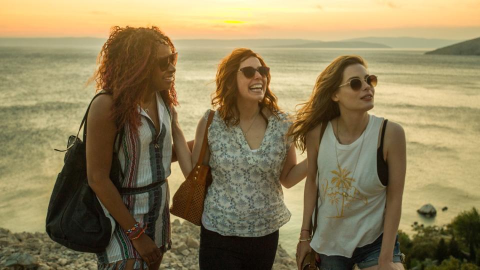 Phoebe Robinson, left, Gillian Jacobs and Vanessa Bayer in "Ibiza."