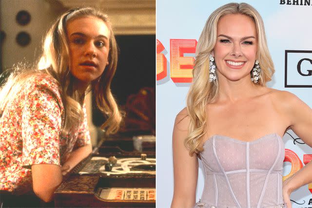 <p>Everett Collection; Getty Images</p> Laura Bell Bundy in 'Jumanji'