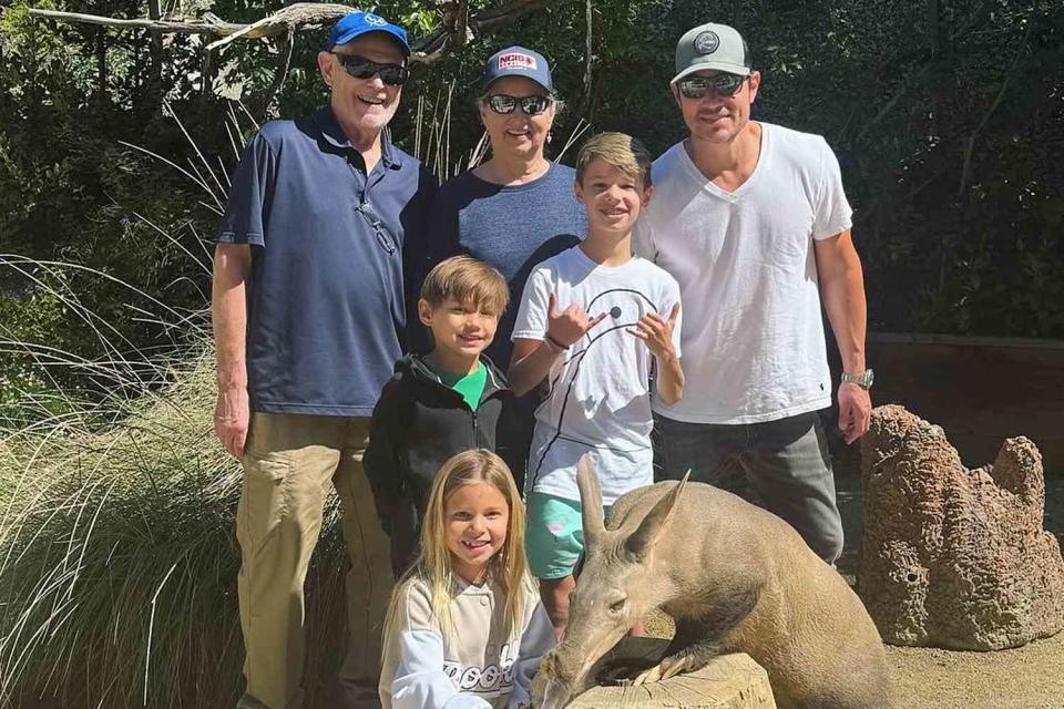 <p>Nick Lachey/Instagram</p> Nick Lachey and his family at the San Diego Zoo