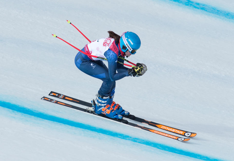 Fitzpatrick narrowly missed out on a third medal in the Beijing slalom event
