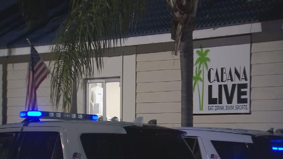 Deputies said it happened shortly after midnight Sunday at the Cabana Live in unincorporated Sanford.