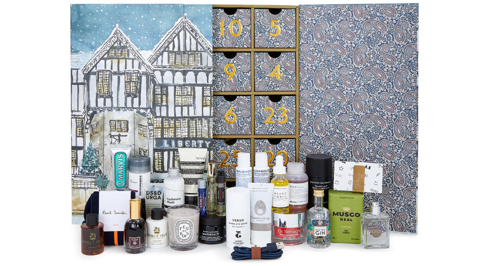The 2019 edition of the Liberty London beauty advent calendar launches at midnight [Photo: Getty]