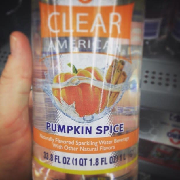 Pumpkin-spiced water. WATER. (Photo via Flickr/theimpulsivebuy)