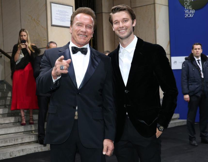 Arnold Schwarzenegger On Watching His Son Patrick's Sex Scenes: 'It's  Really an Experience'