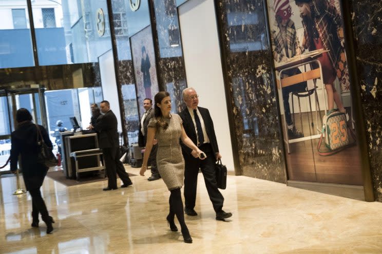 Rep. Tom Price, R-Ga., arrives at Trump Tower last month. (Photo: Drew Angerer/Getty Images)