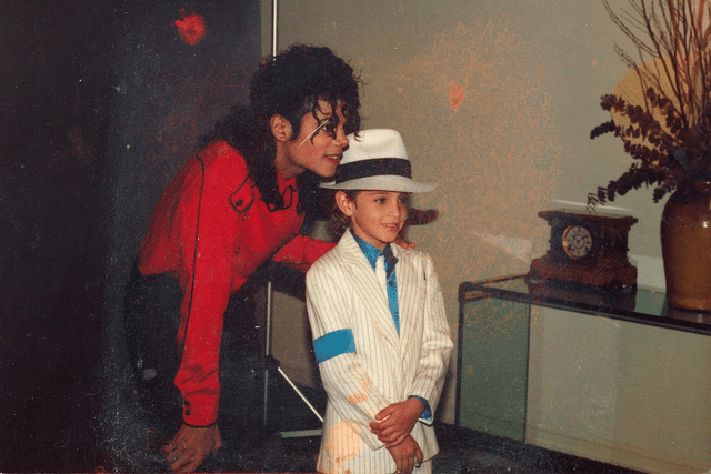 HBO Michael Jackson (left) in 'Leaving Neverland'