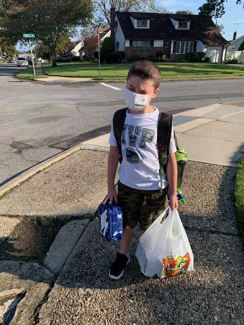 Anthony Ferrara enters fourth grade at Forest Lake Elementary School in Wantagh. Anthony is looking forward to seeing his friends again and learning in the classroom with his teacher.