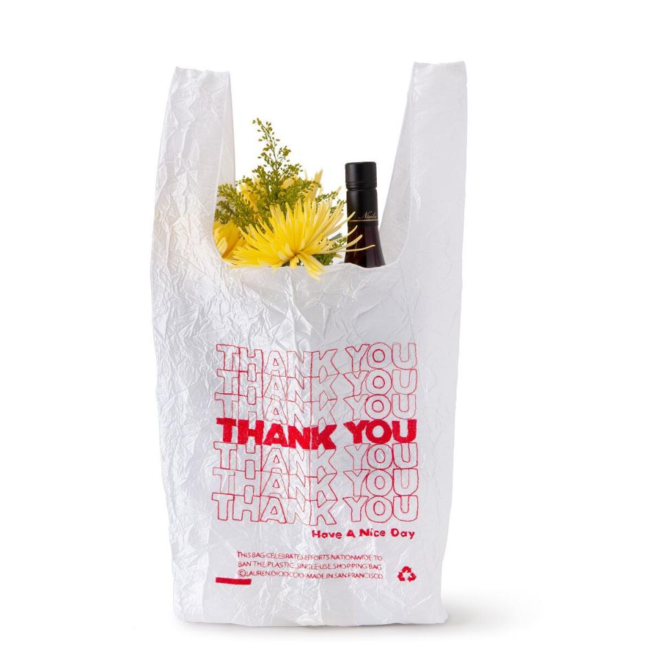 6) Embroidered Thank You Tote