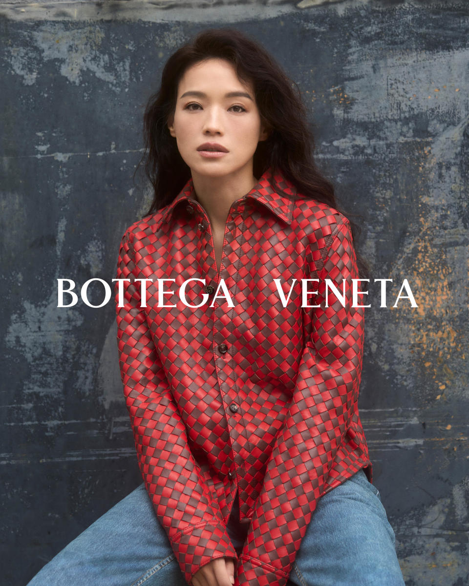 Shu Qi appearing in the Bottega Veneta campaign.