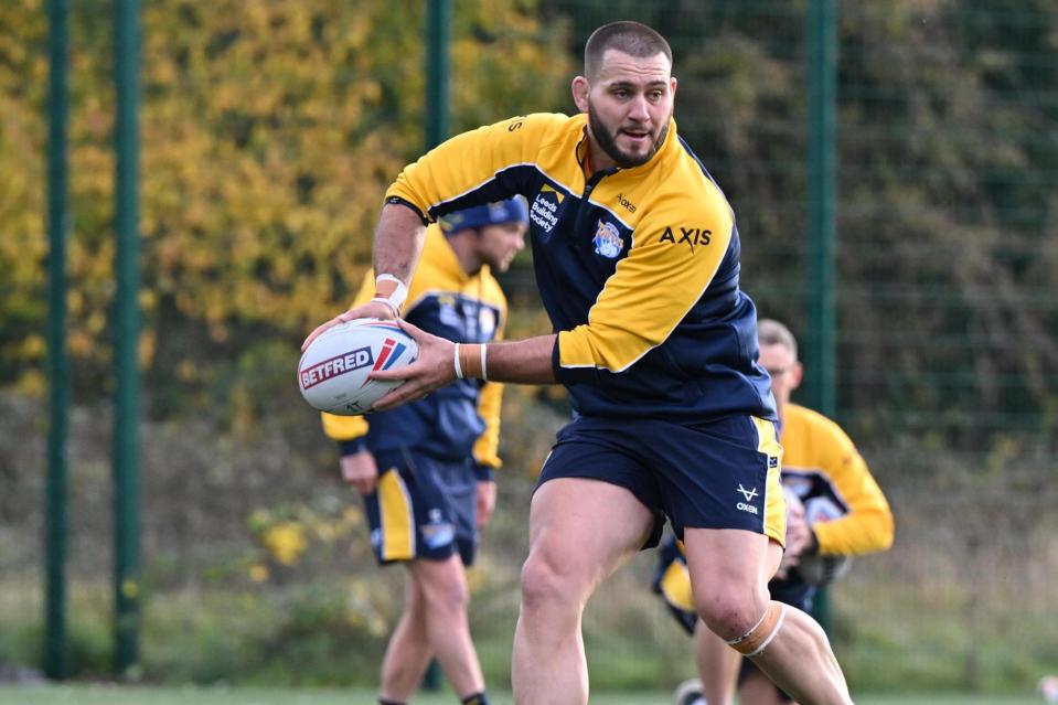 Ex-Harlequins and Bath rugby union prop Lewis Boyce has been training with Leeds Rhinos. Picture by Matthew Merrick/Leeds Rhinos.