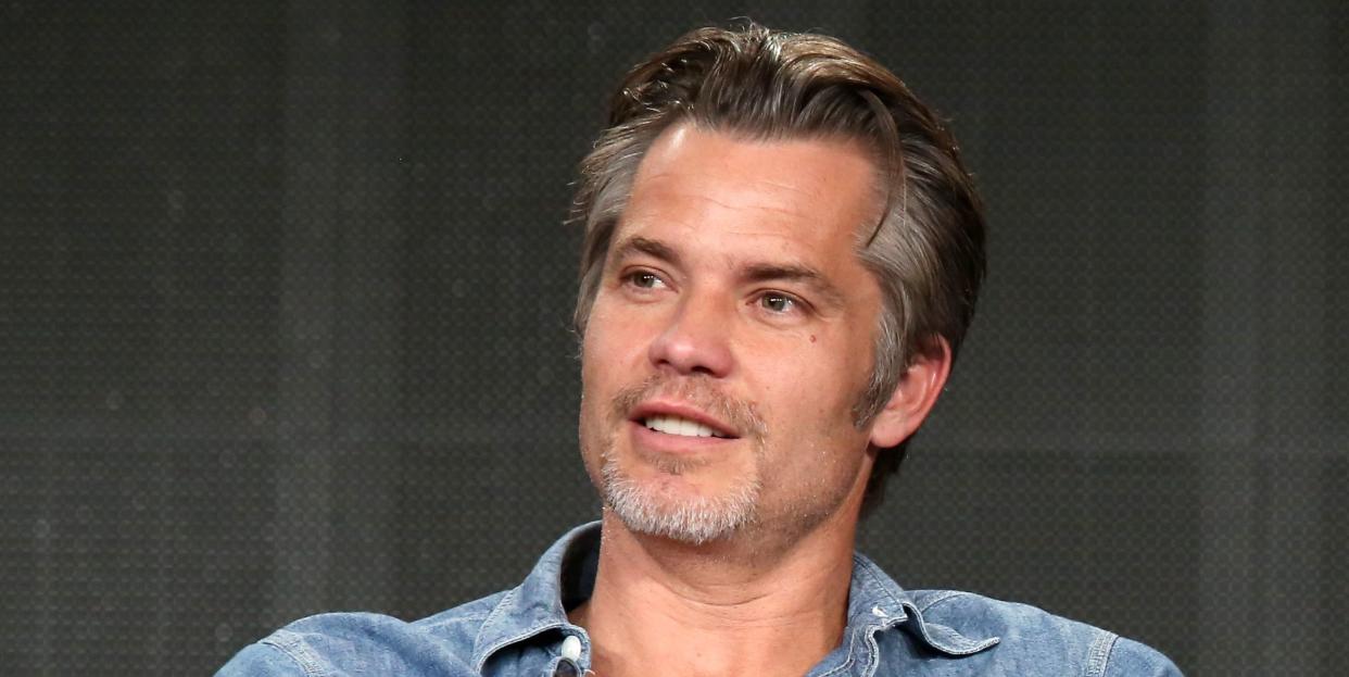 timothy olyphant speaks onstage during 'justified' panel, television critics association press tour january 2015 in pasadena