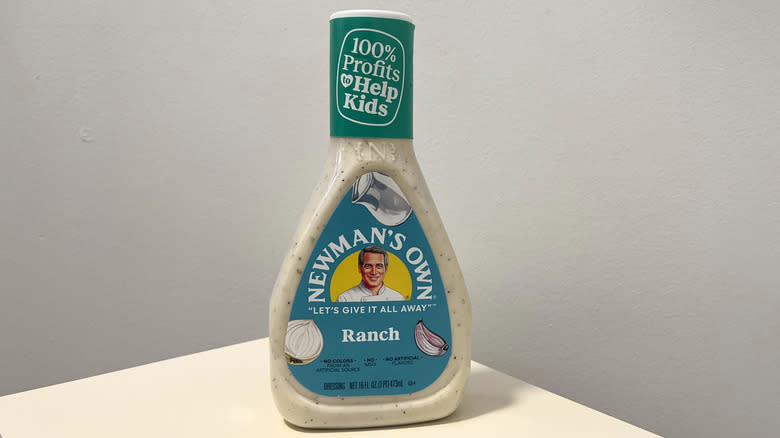 Newman's Own ranch bottle